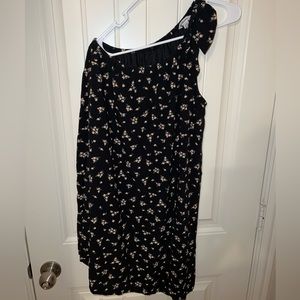 American Eagle One Shoulder Shift Dress